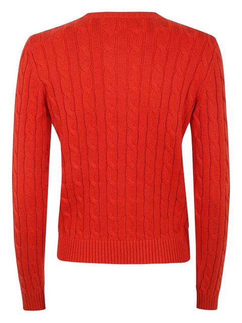 Lauren Ralph Lauren cable-knit cardigan - Red - zdjęcie produktu nr 2