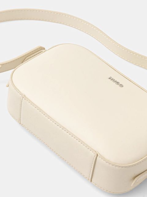 HUGO torebka Syndra_Crossbody kolor beżowy 50557936