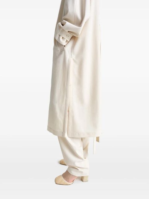 LEMAIRE belted coat - Neutrals