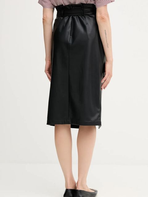 OUI spódnica kolor czarny midi prosta 93845