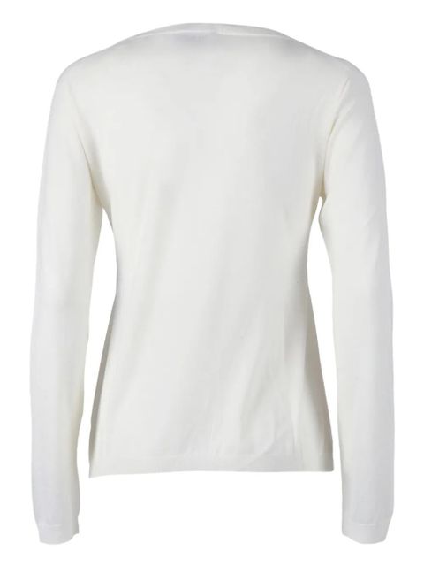 Max Mara Vezzoso v-neck top - White - zdjęcie produktu nr 2
