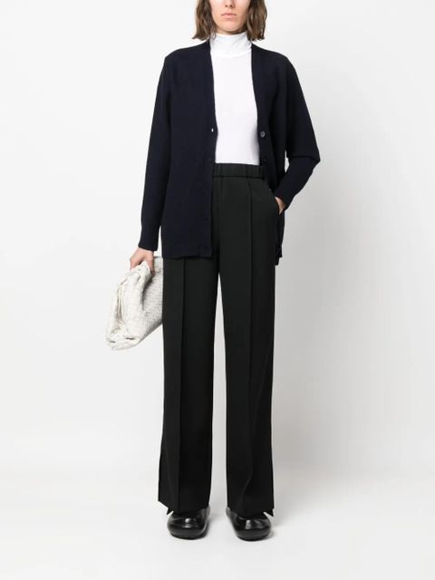 Jil Sander pressed-crease wool straight trousers - Black - zdjęcie produktu nr 2