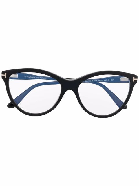 TOM FORD Eyewear detachable-frame cat-eye glasses - Black - zdjęcie produktu nr 1