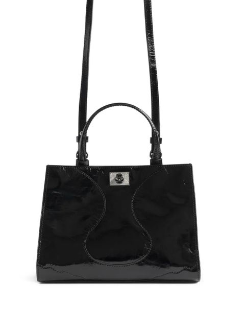 Zadig&Voltaire patent top handle satchel - Black