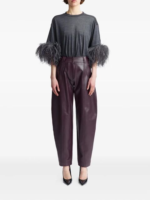 16Arlington Alcea leather trousers - Red