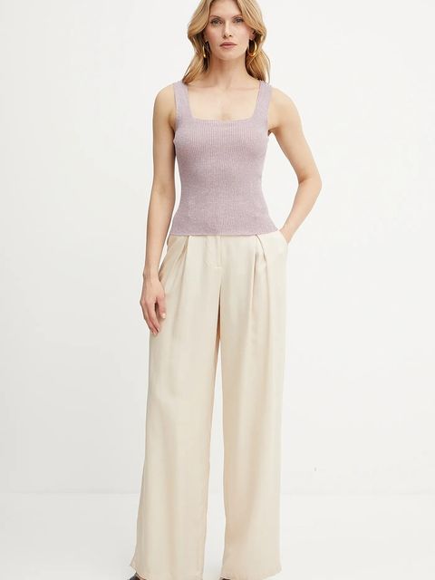 Twinset top z domieszką lnu - zdjęcie produktu nr 1