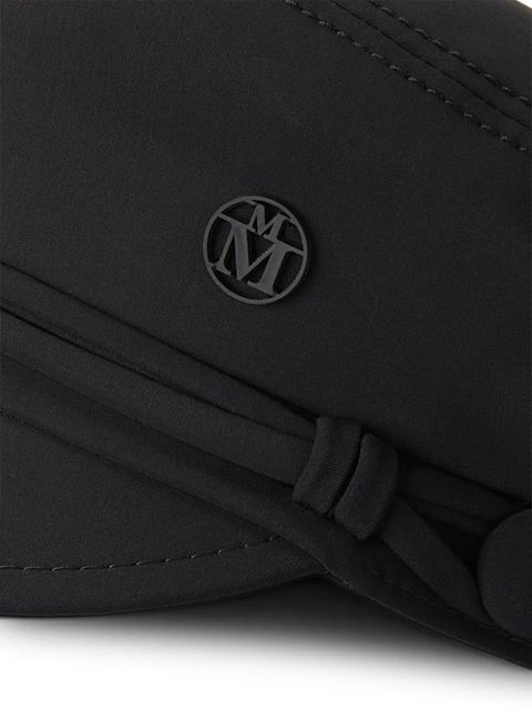 Maison Michel New Abby twill baker boy hat - Black - zdjęcie produktu nr 2