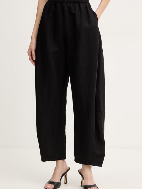 BOSS Orange spodnie z dodatkiem lnu C Talinen