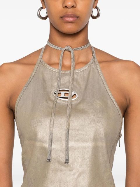 Diesel halterneck logo top - Gold - zdjęcie produktu nr 2