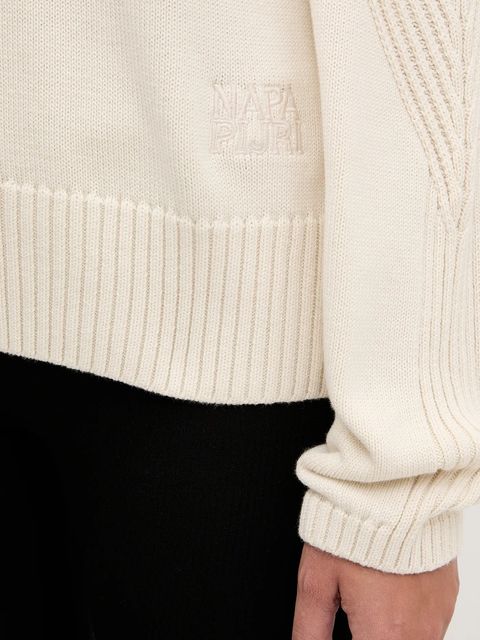 Napapijri sweter D-Sarca damski kolor beżowy lekki NP0A892CN1J1