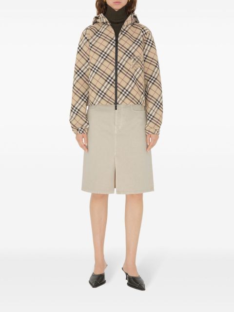 Burberry Check jacket - Neutrals - zdjęcie produktu nr 2
