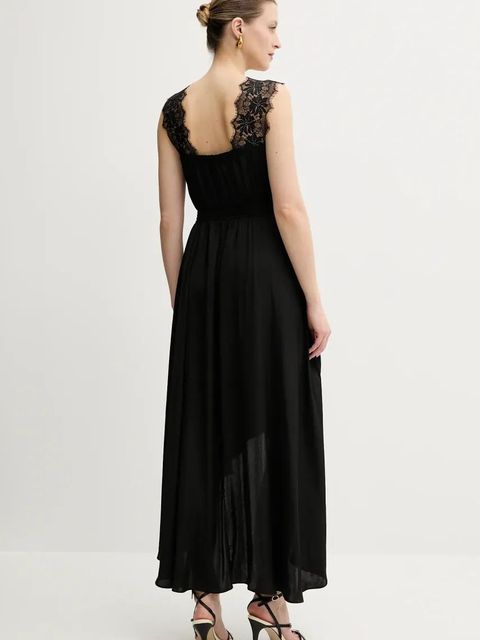 Morgan sukienka RORLA kolor czarny maxi rozkloszowana RORLA - zdjęcie produktu nr 2