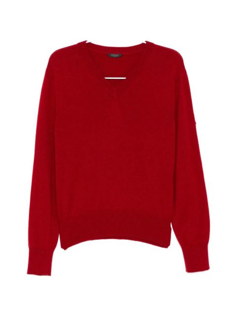 Balenciaga v-neck long-sleeve knitwear - Red - zdjęcie produktu nr 1