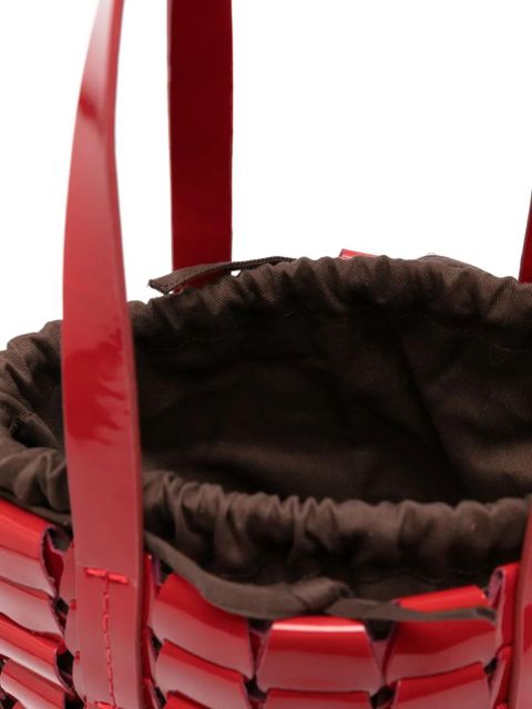 DRAGON DIFFUSION leather bucket bag - Red