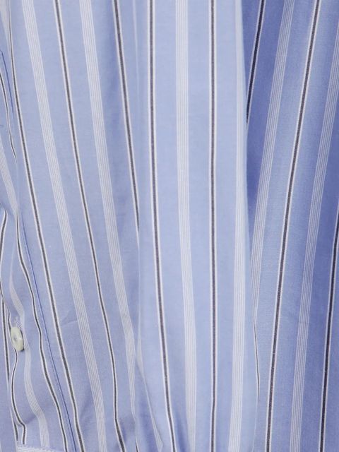 Maison Margiela striped button-down shirt - Blue