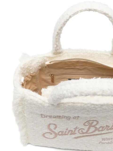 MC2 Saint Barth embroidered-logo tote bag - Neutrals