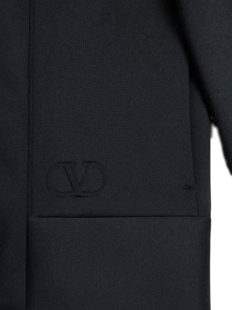 Valentino Garavani VLogo Signature-embossed hoodie - Black