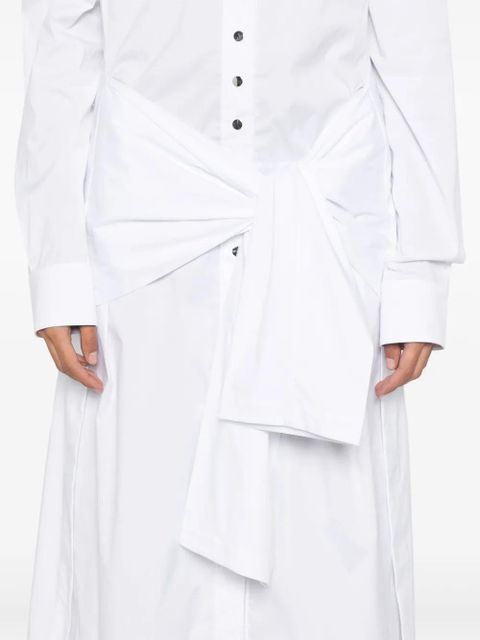 Rabanne tie-waist maxi dress - White