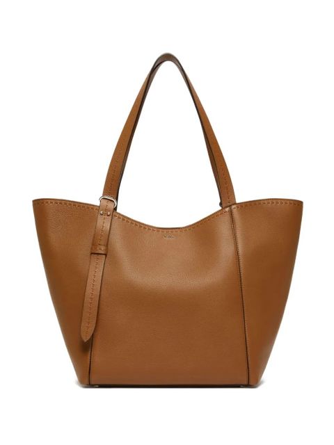 Max Mara large leather tote bag - Brown - zdjęcie produktu nr 1