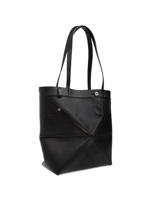 LOEWE medium Puzzle Fold tote bag - Black