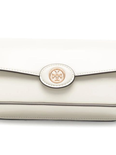 Tory Burch Robinson Spazzolato cross body bag - White