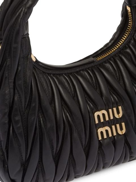 Miu Miu mini Wander matelassé shoulder bag - Black