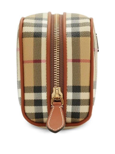 Burberry small Check travel pouch - Neutrals