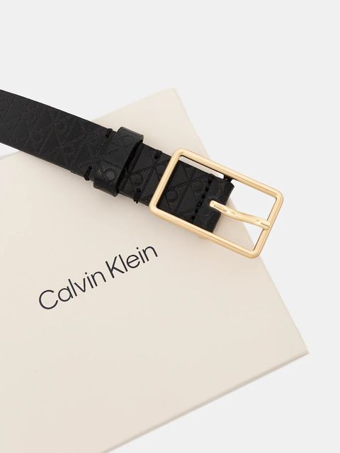 Calvin Klein pasek skórzany damski kolor czarny LV04F7049G - zdjęcie produktu nr 2