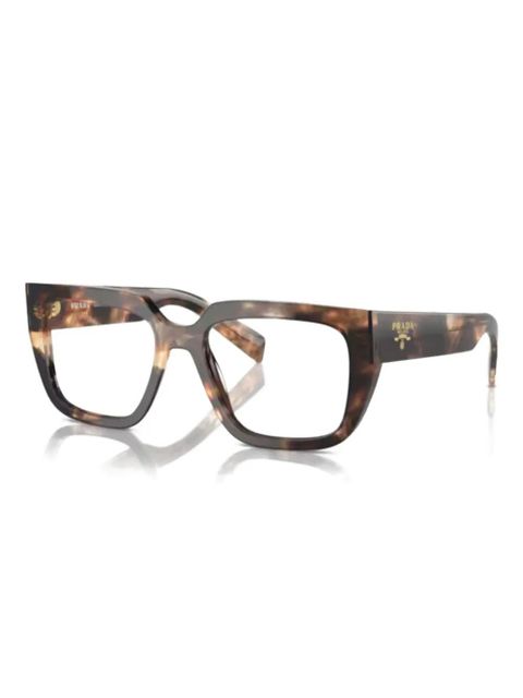 Prada Eyewear square-frame glasses - Brown