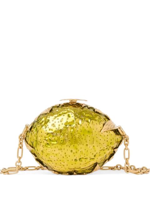Chloé leaf-embellished chain-strap cross body bag - Yellow - zdjęcie produktu nr 1