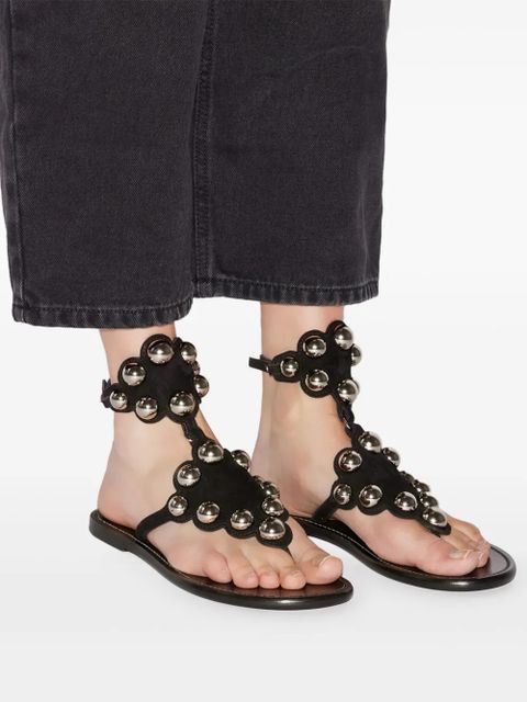 ISABEL MARANT Velvee sandals - Black