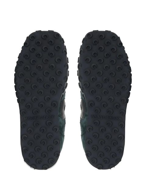 Marine Serre laces detail mules - Black