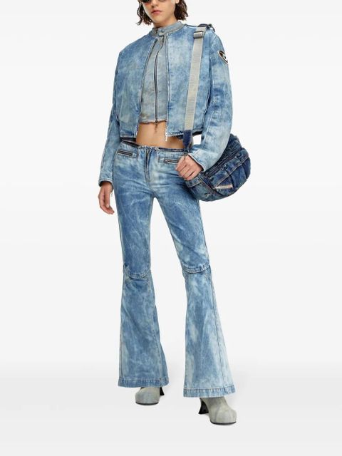 Diesel zip-detail cotton jeans - Blue - zdjęcie produktu nr 2