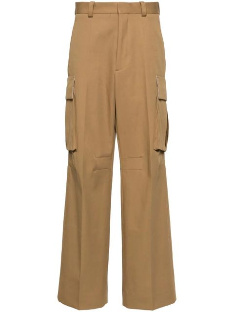 Victoria Beckham twill straight cargo pants - Brown - zdjęcie produktu nr 1