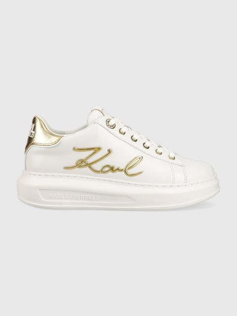 Karl Lagerfeld sneakersy skórzane KAPRI kolor biały KL62510A - zdjęcie produktu nr 1