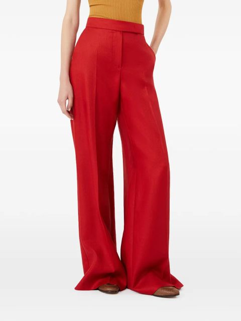 Max Mara Badesse wide-leg trousers - Red - zdjęcie produktu nr 2