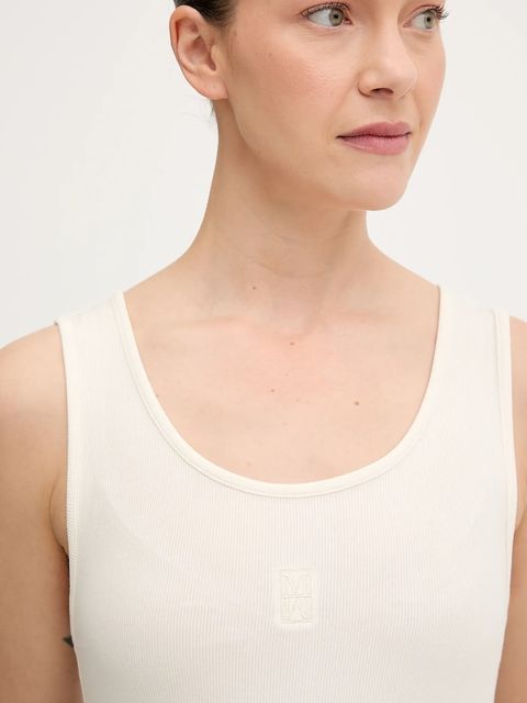 Marc O'Polo top damski kolor beżowy 508218150085