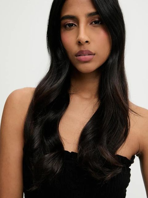 Answear.LAB sukienka z lnem kolor czarny maxi rozkloszowana