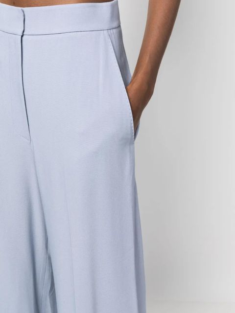 KHAITE high-waisted wide-leg trousers - Purple