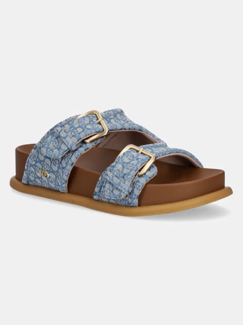 Liu Jo klapki LOREN 09 damskie kolor niebieski SA5127TX43900737