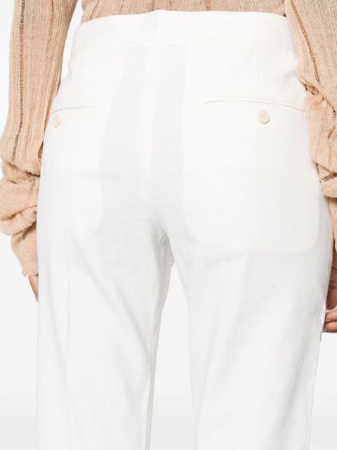 ISABEL MARANT Nolena cigarette-fit trousers - White