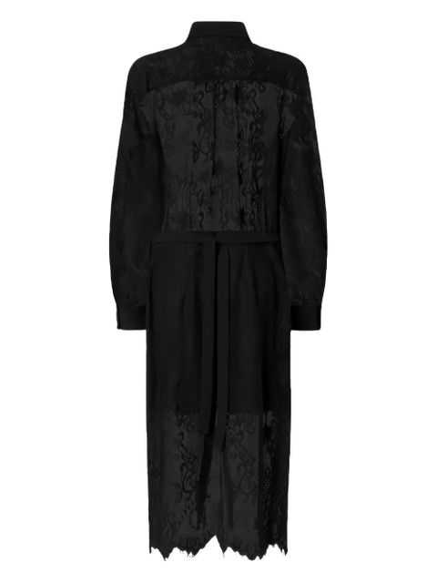 PINKO lace-panel maxi dress - Black - zdjęcie produktu nr 2