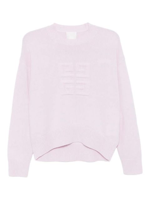 Givenchy logo-embroidered jumper - Pink - zdjęcie produktu nr 1