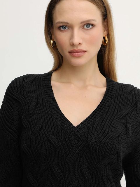 Armani Exchange sweter damski kolor czarny XW001771 AF16638