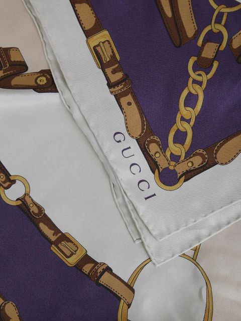 Gucci Horsebit rotation scarf - Neutrals