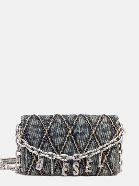 Diesel portfel CHARM-D CHARM-D damski kolor niebieski X10281.P5570 - zdjęcie produktu nr 1