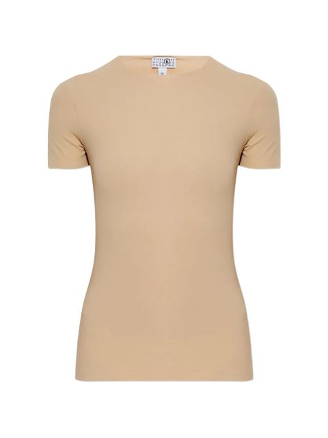MM6 Maison Margiela short-sleeve T-shirt - Neutrals - zdjęcie produktu nr 1