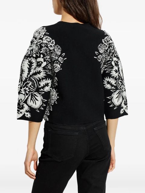 Ulla Johnson floral-print blouse - Black