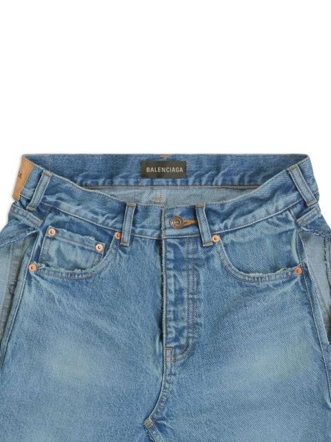 Balenciaga sleeveless denim asymmetrical top - Blue - zdjęcie produktu nr 2