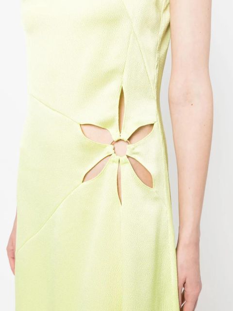 Cult Gaia Imogen cut-out midi dres - Green